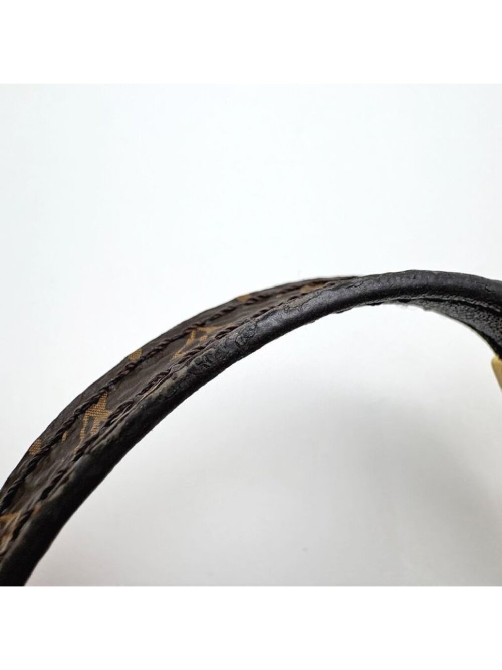 Louis Vuitton Bracelet Fasten Your LV Monogram Brown Gold - Picture 5 of 6